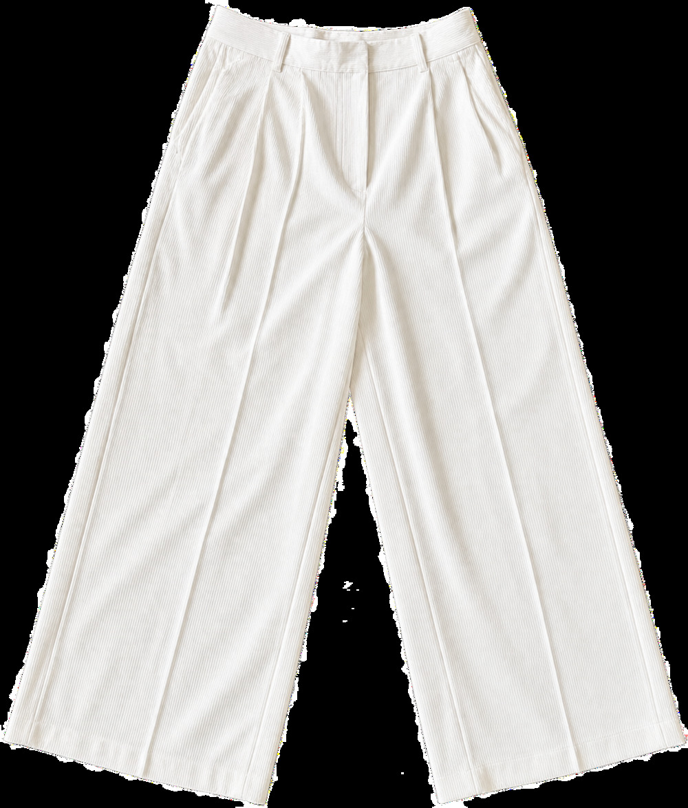 Worthington Corduroy Wide Leg Pants Size 10 White